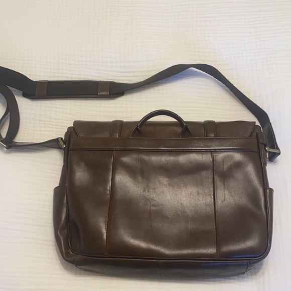 Fossil Leather Briefcase Bag - Picture 4 of 14